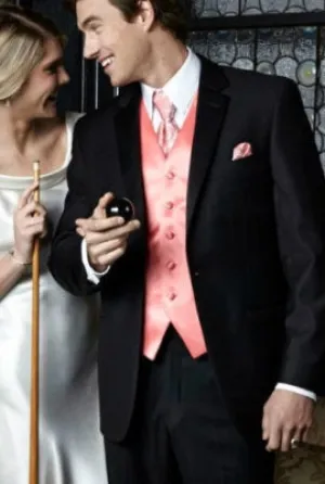 1 Button Black Tuxedo Rental Package $129.99 - $199.99