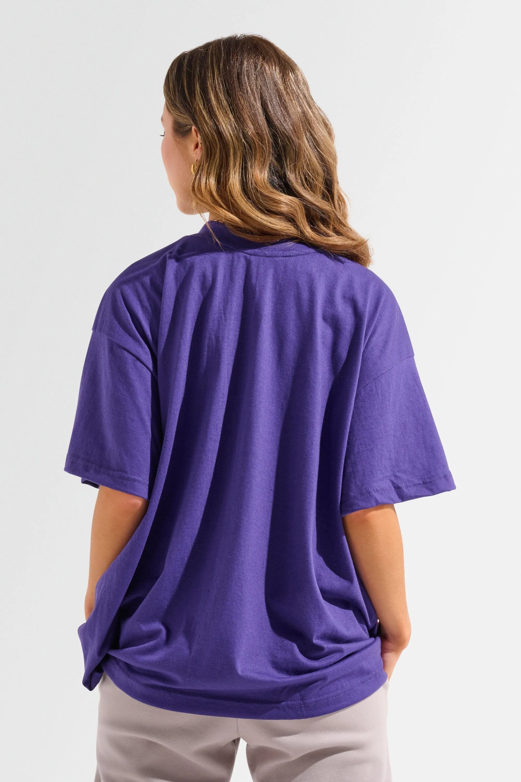 Adapt Oversized Tee - Purple