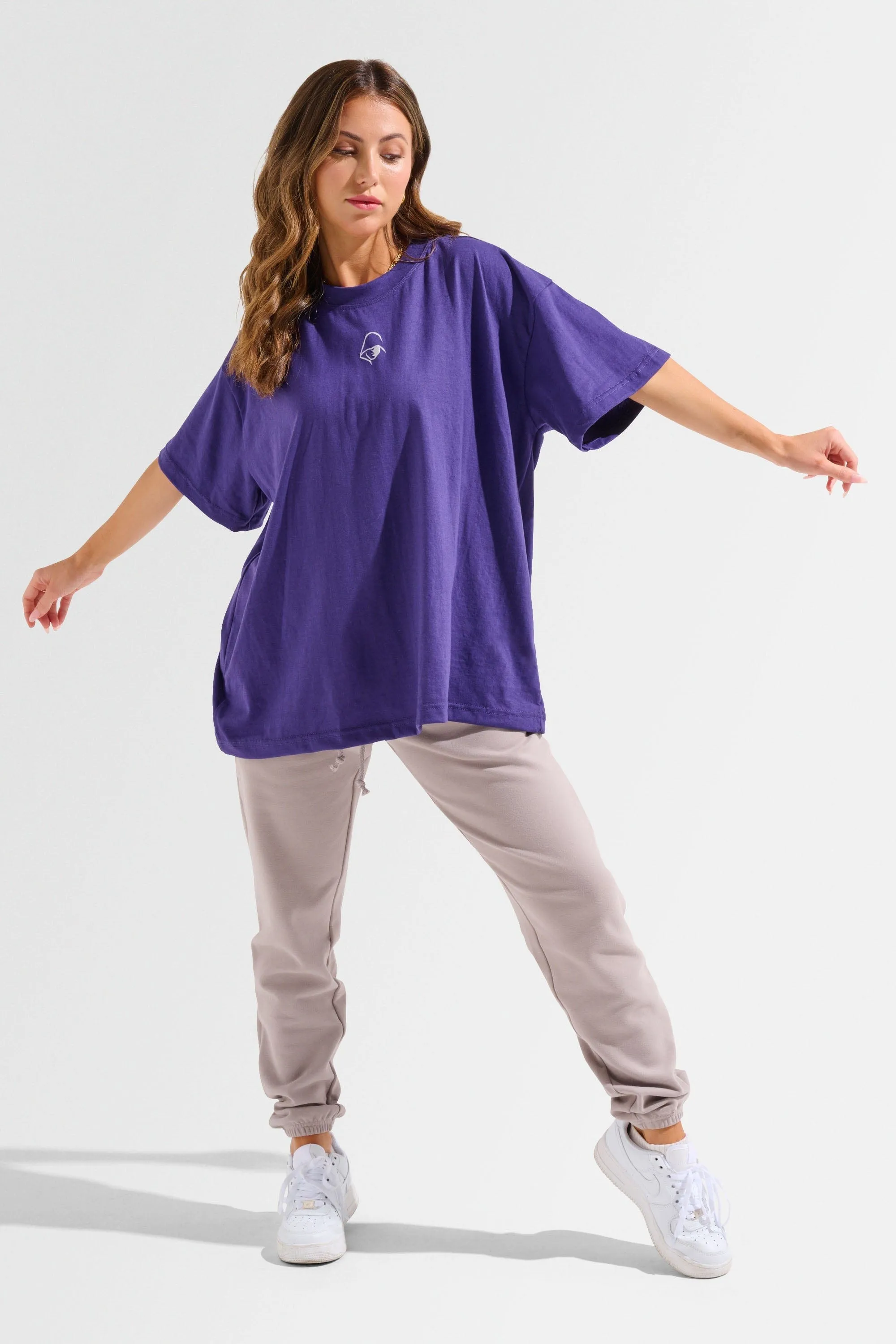 Adapt Oversized Tee - Purple