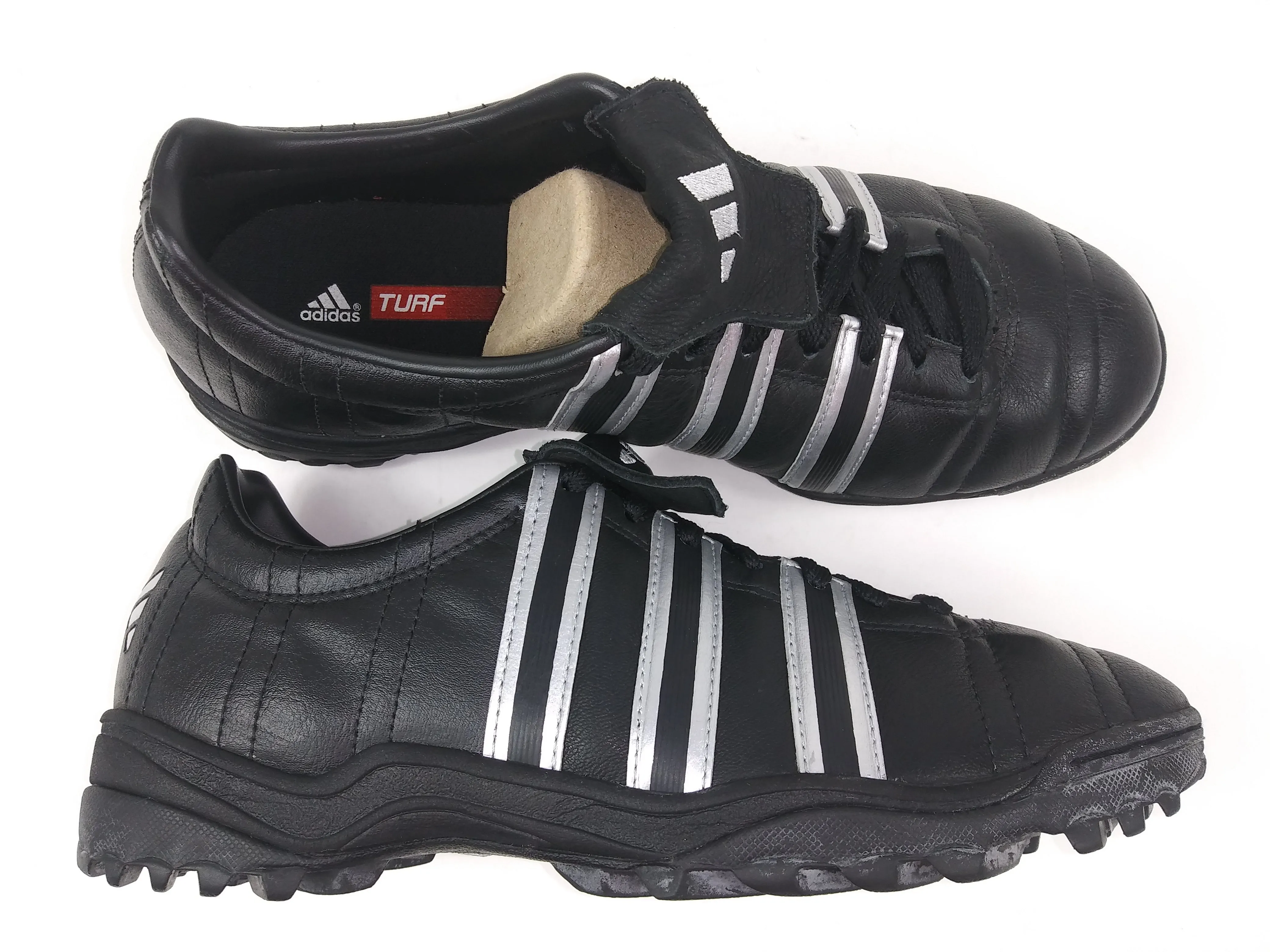 Adidas Rialto Black Grey Turf Shoes