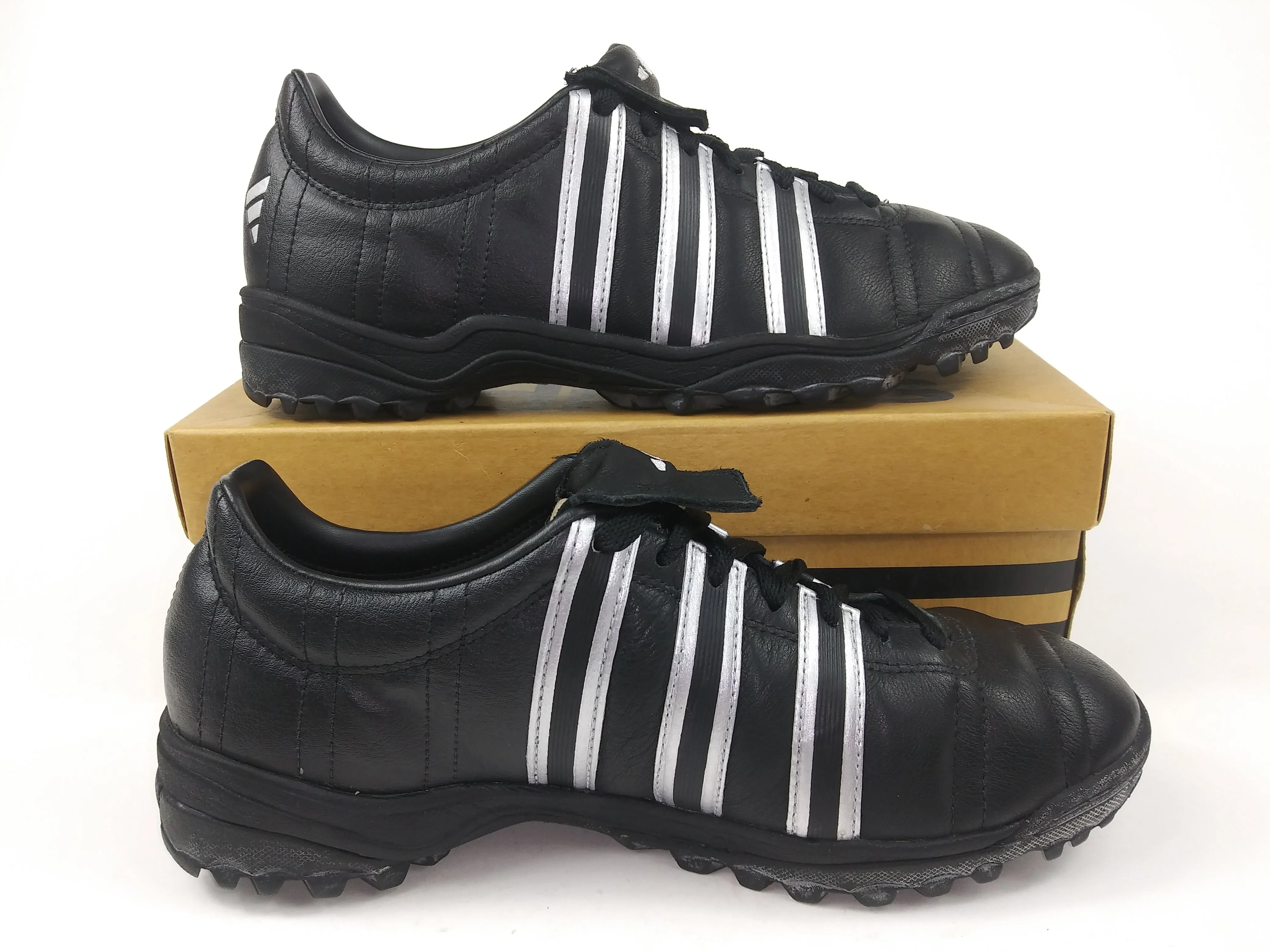 Adidas Rialto Black Grey Turf Shoes