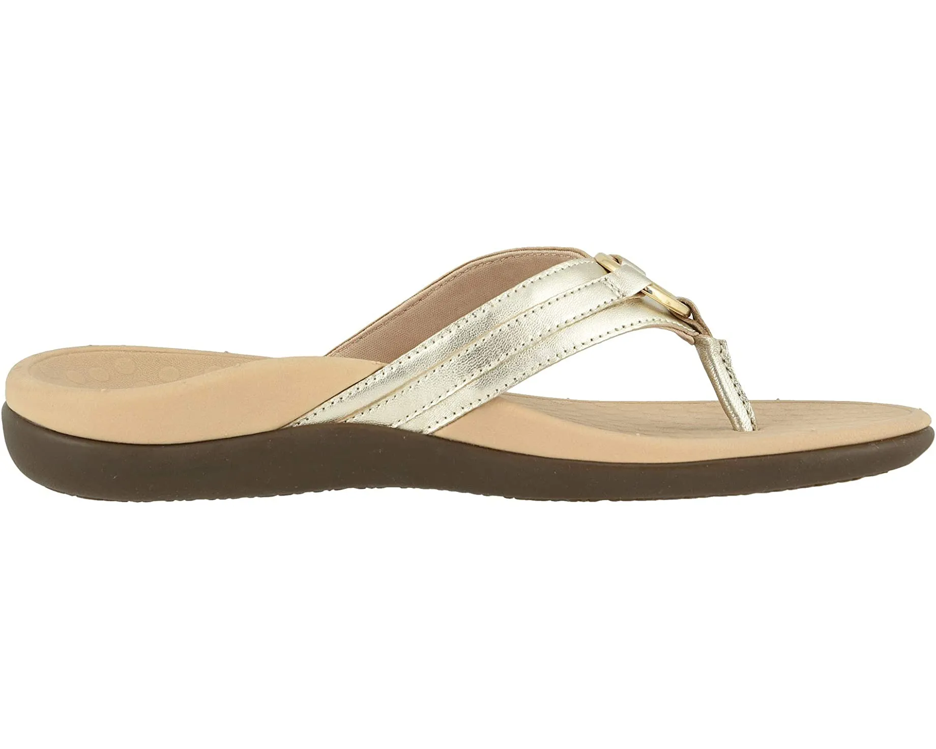 Aloe Leather VIONIC sandals, champagne