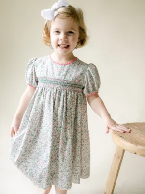 Amelie Smocked Dress - Highgrove Floral