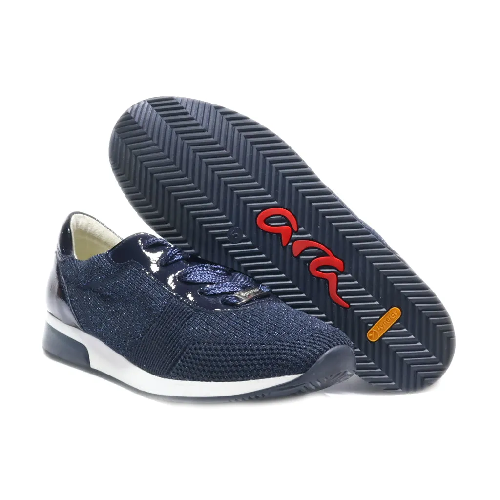 Ara Low-Top Sneakers Fabric Blue Colour For Women