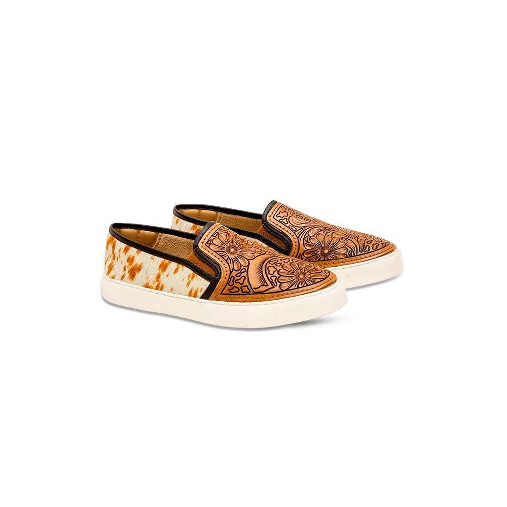 Argun Western Hand-Tooled Sneakers