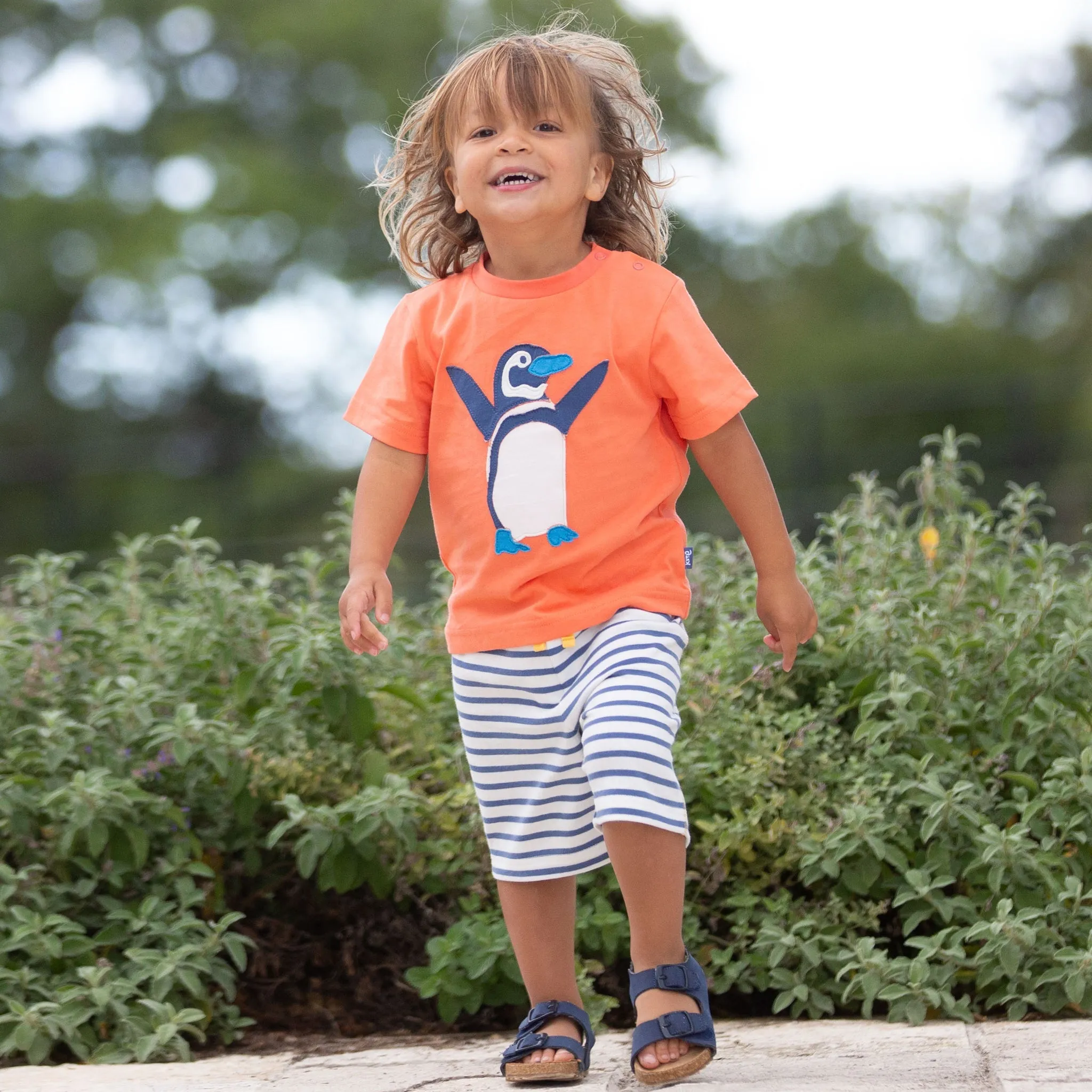 Beach penguin t-shirt