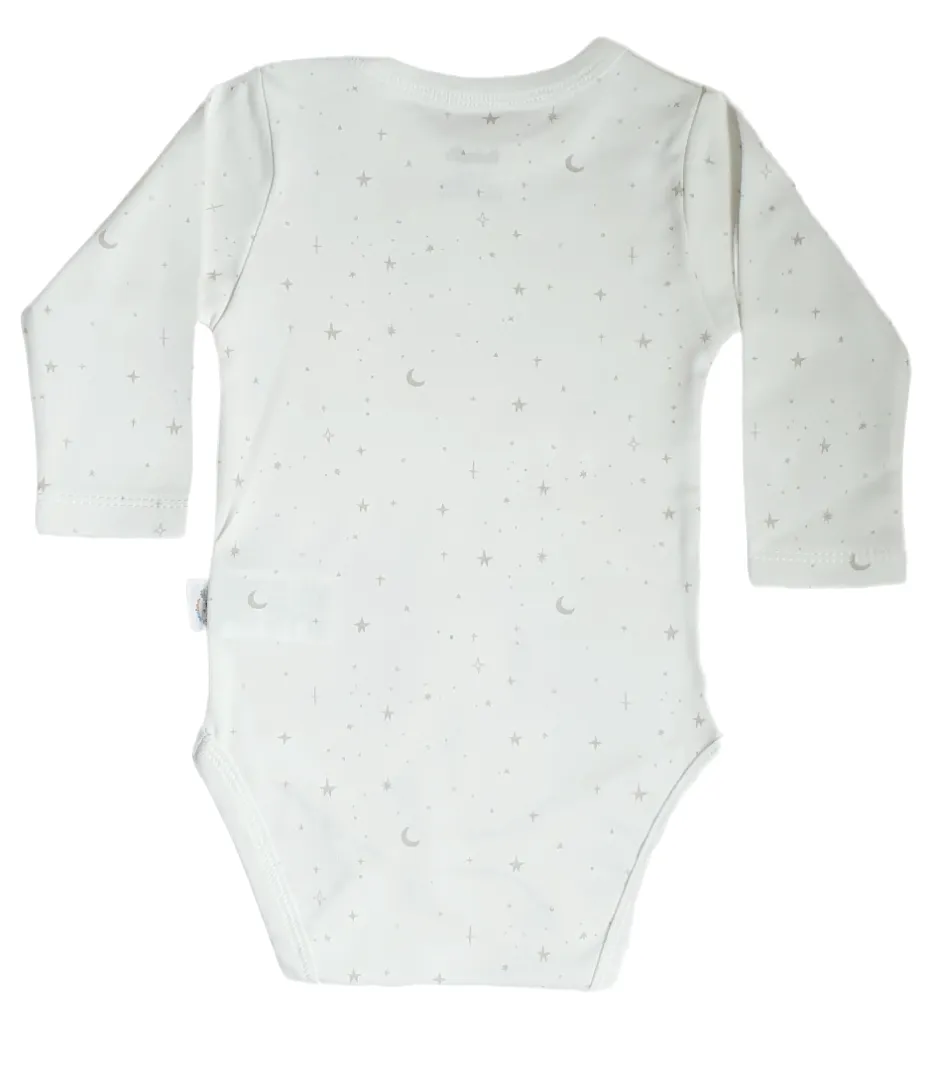 Bebetto Long Sleeve Bodysuit Bear Grey (0-12mths)