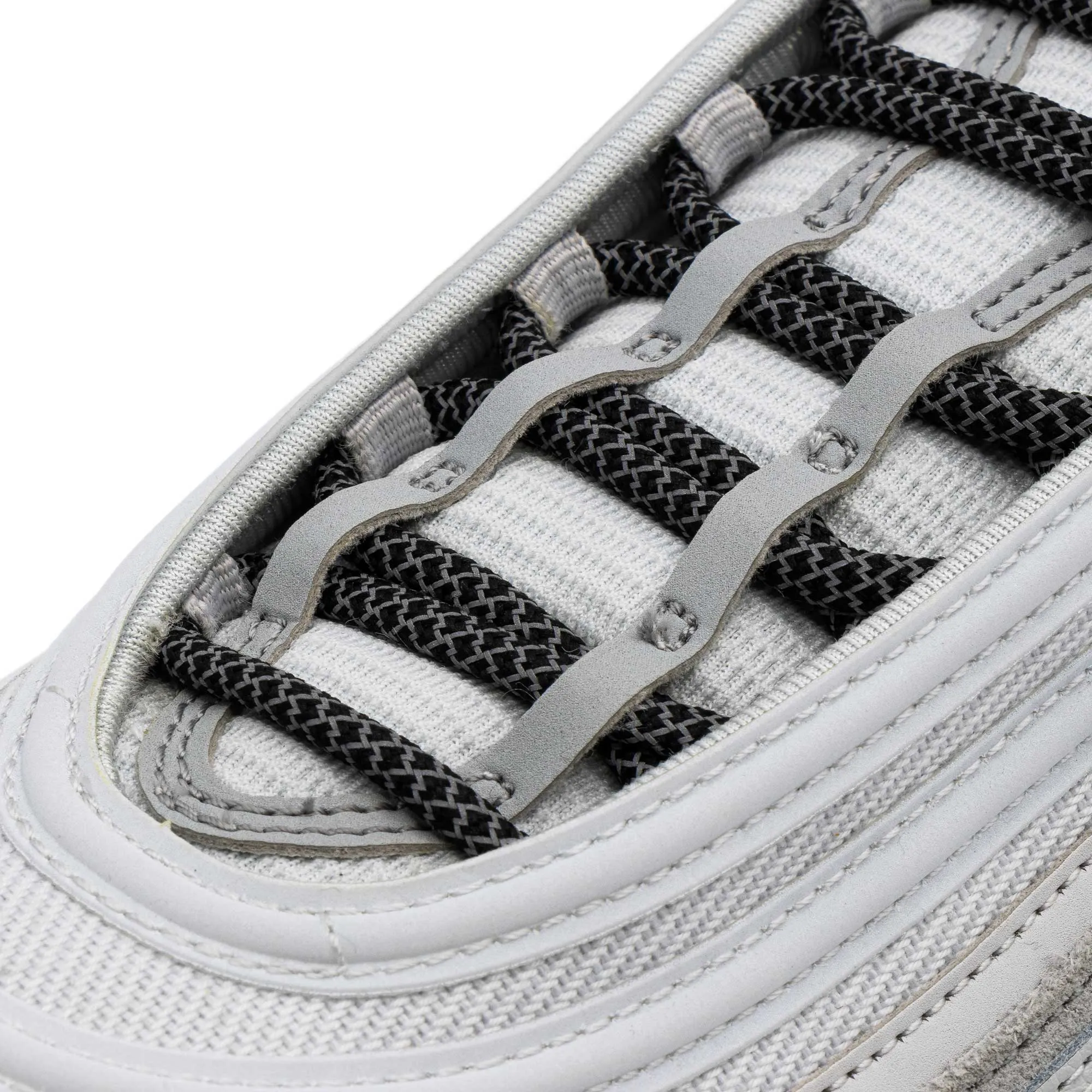 Black 3M Reflective Rope Laces