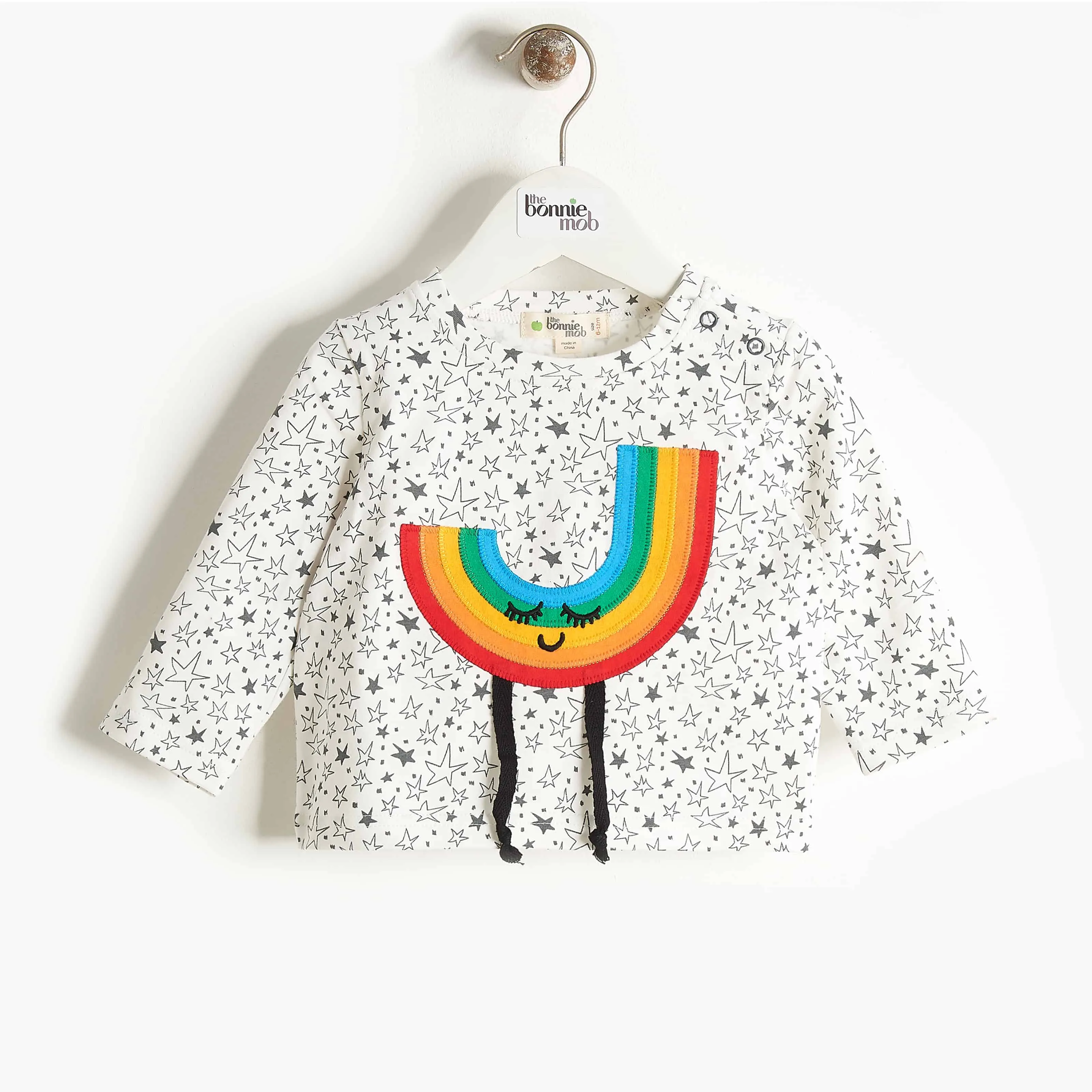 Bonnie Mob Chappy Rainbow Applique T-Shirt