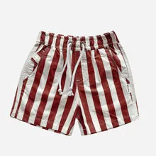 Boys Sonny Short -Red Stripe