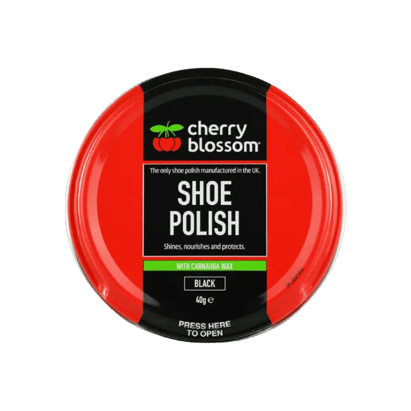 CHERRY BLOSSOM SHOE POLISH BLACK 40G