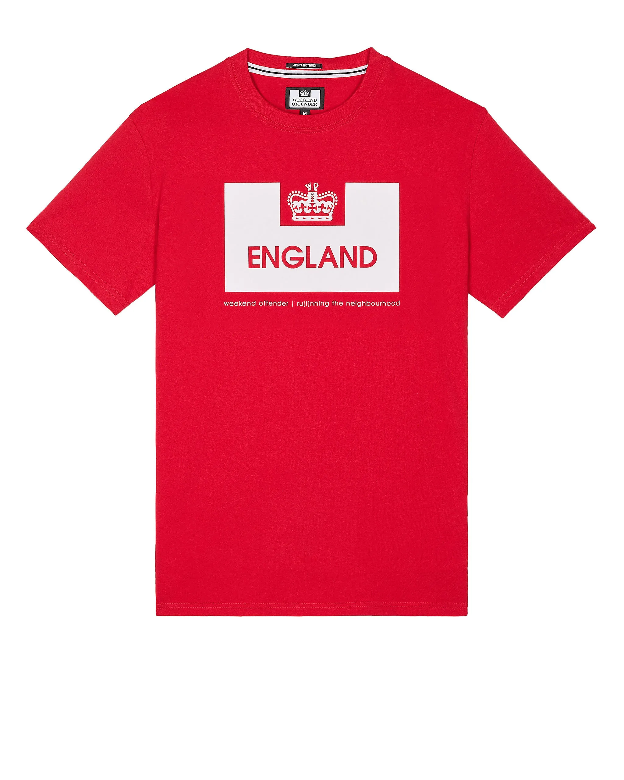 Country Series England T-Shirt Red/White