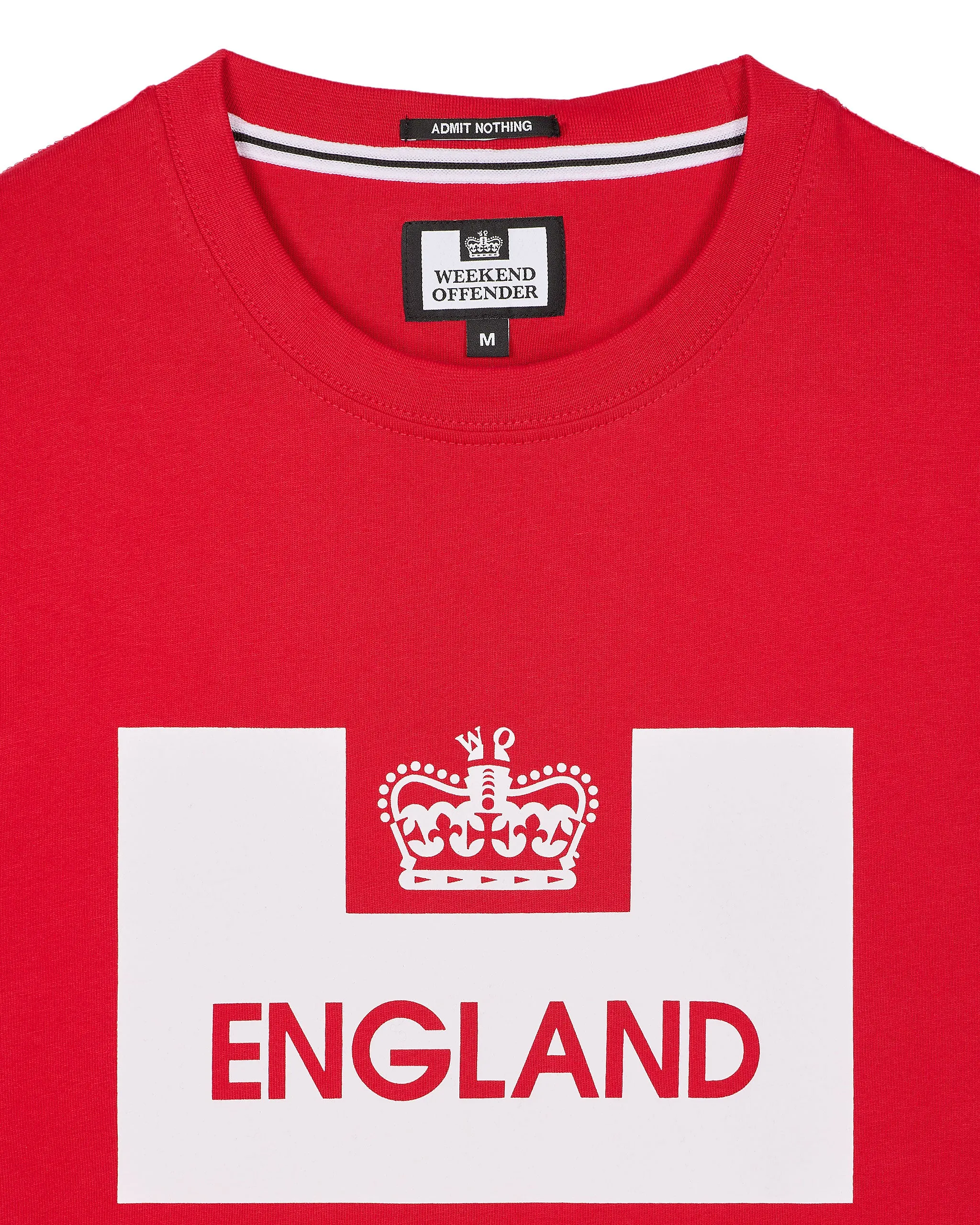 Country Series England T-Shirt Red/White