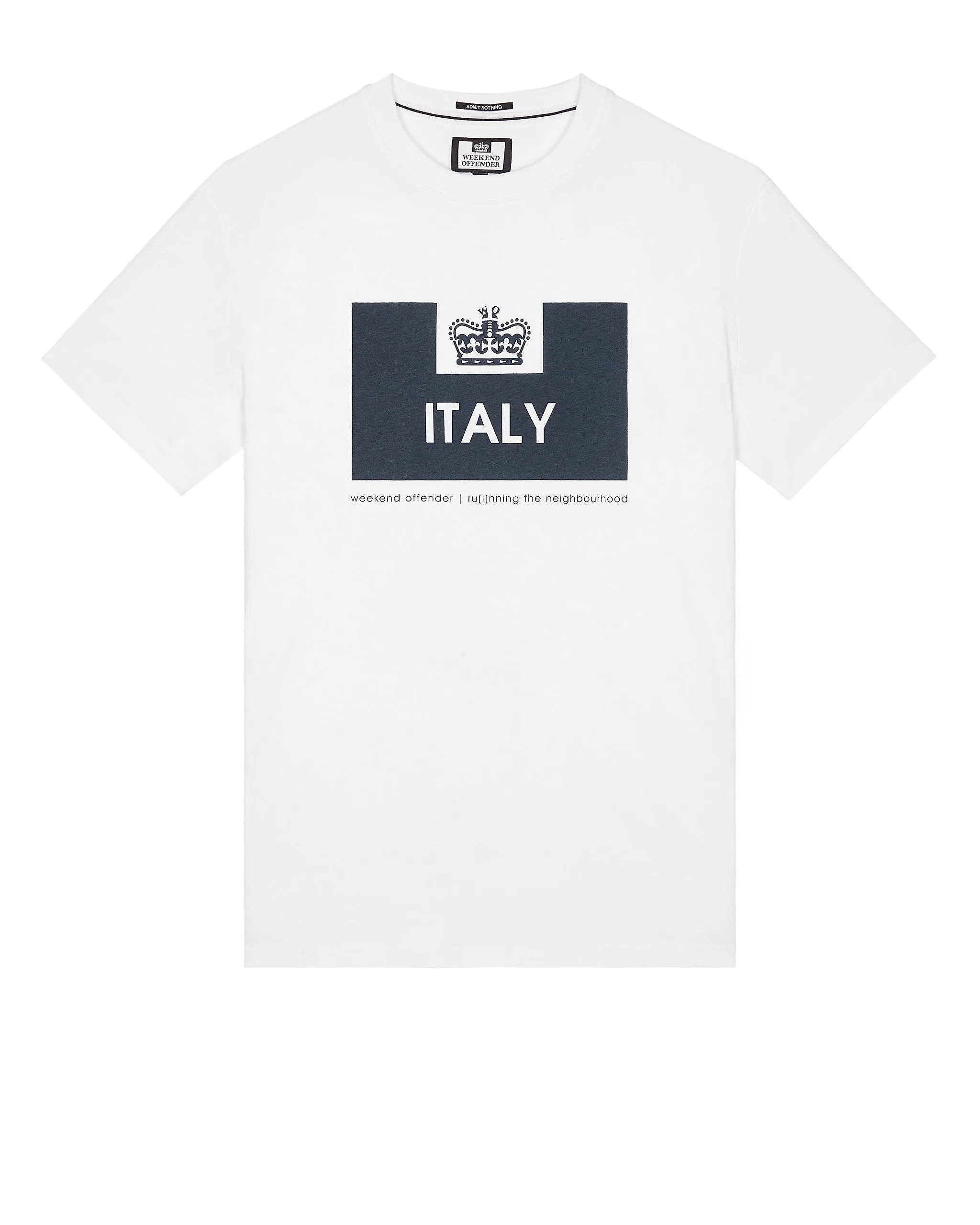 Country Series Italy T-Shirt White/Navy