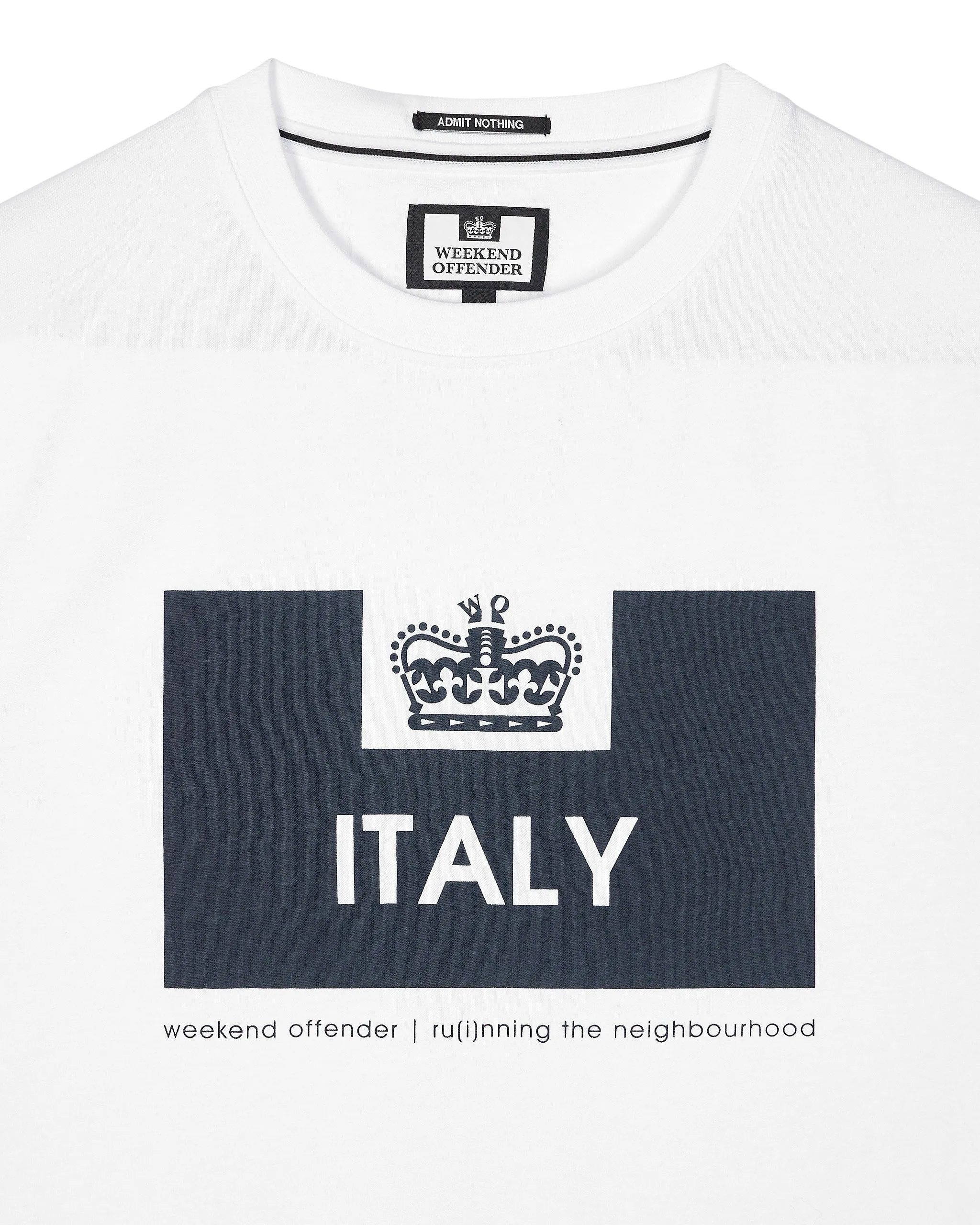 Country Series Italy T-Shirt White/Navy