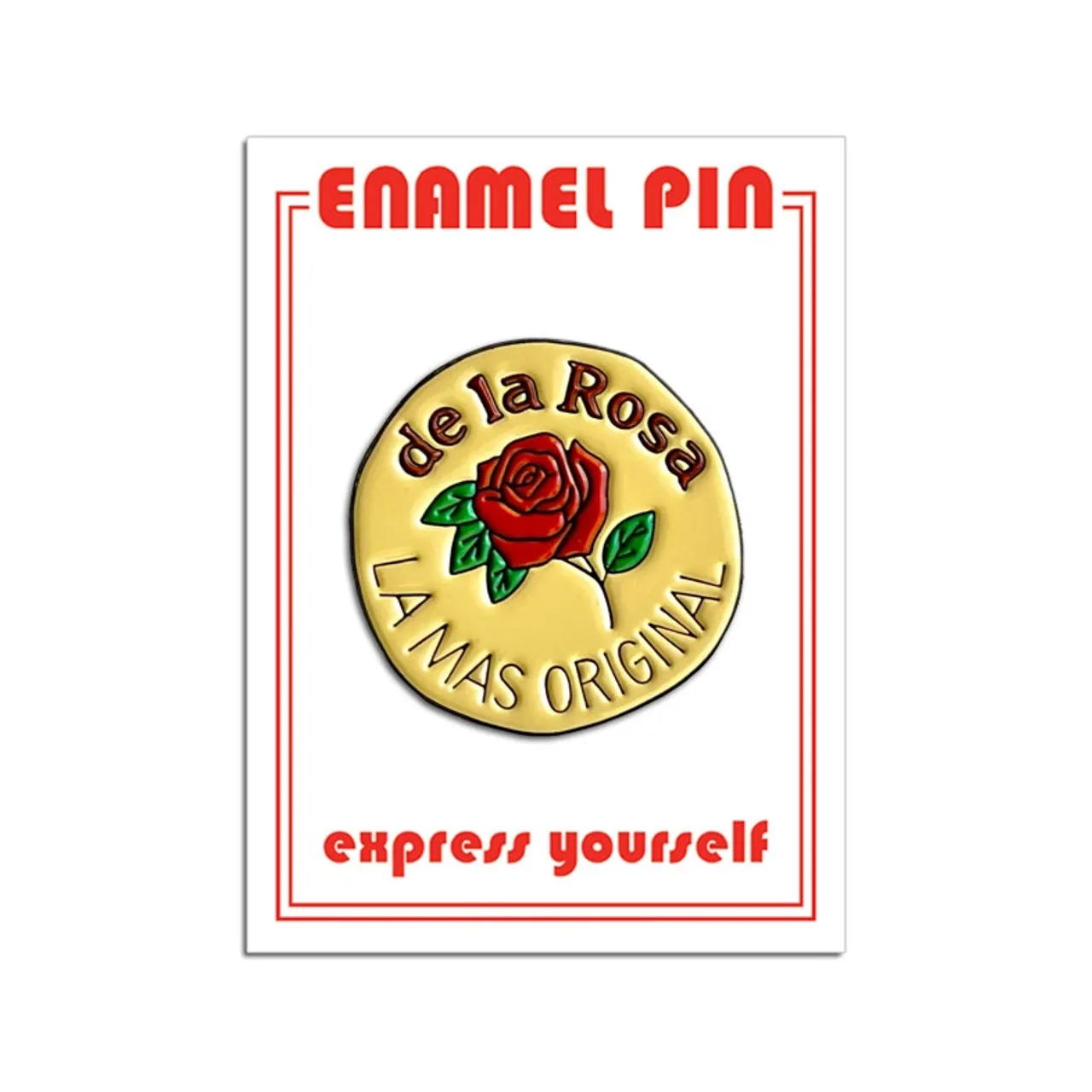 De La Rosa Enamel Pin