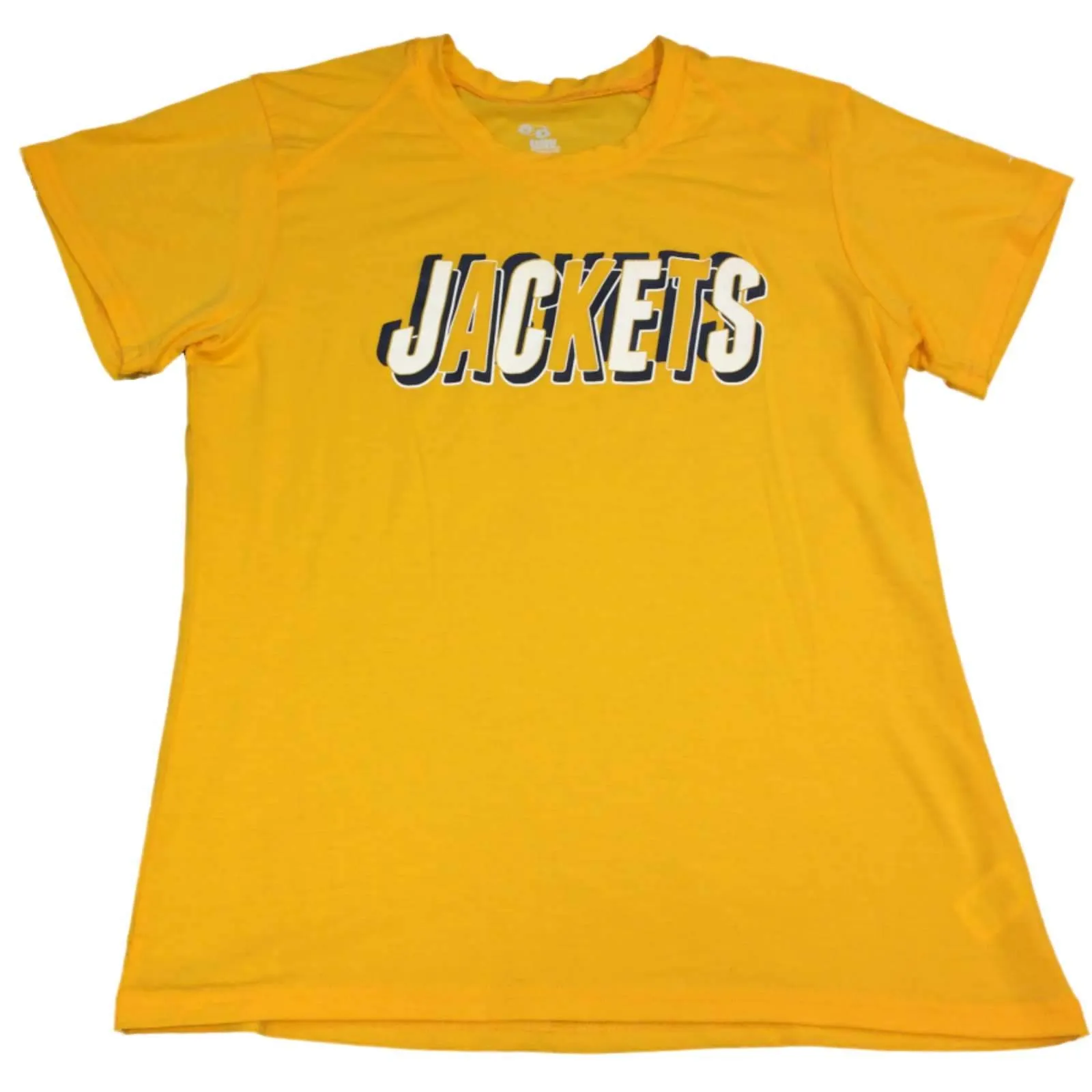 Georgia Tech Yellow Jackets Badger Sport WOMENS Yellow Short Sleeve T-Shirt (M)