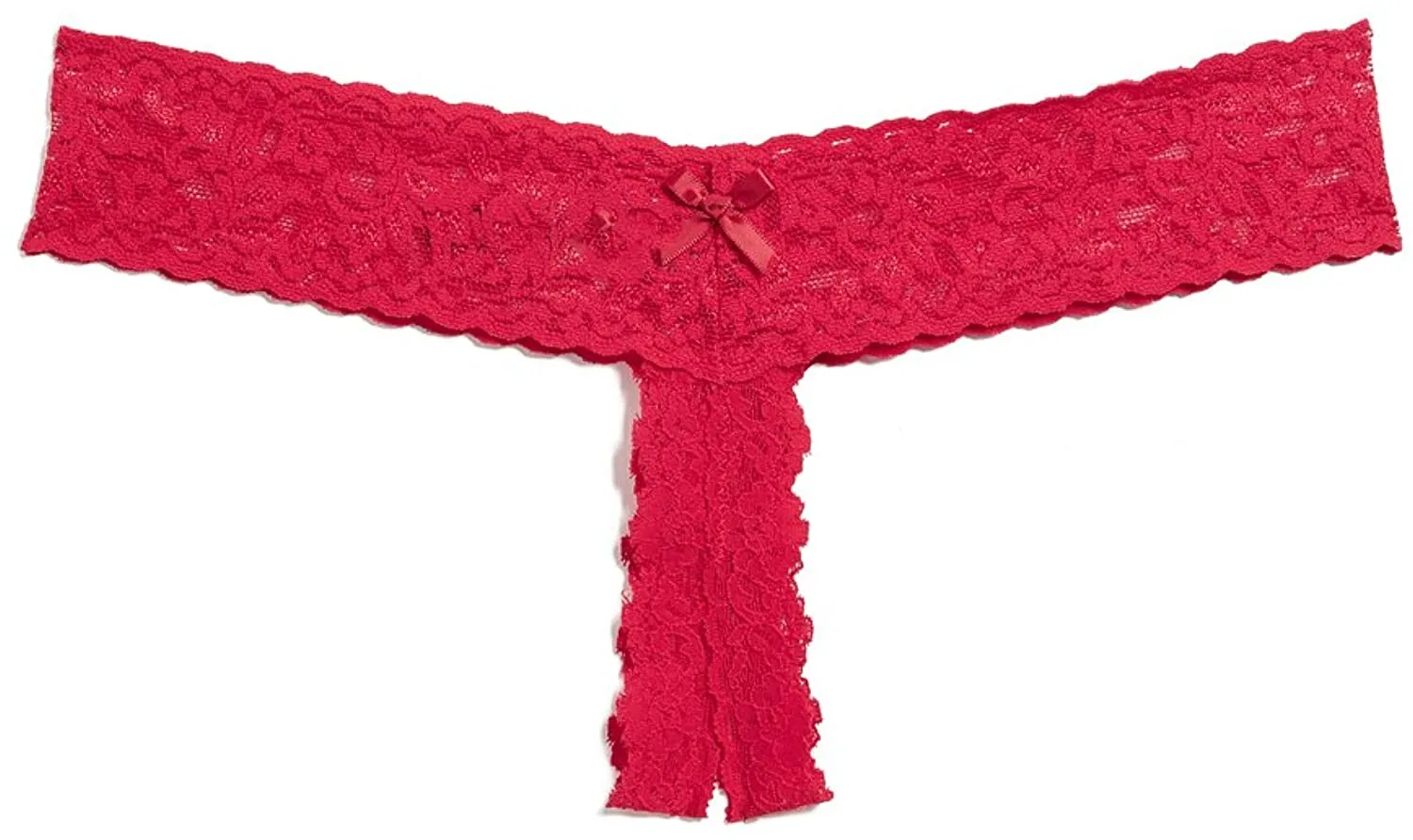 Hanky Panky Women's Signature Lace Crotchless Thong