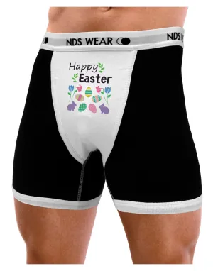 Happy Easter Design Mens Boxer Brief Underwear