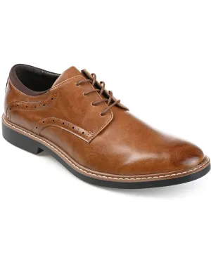 irwin Vance Co. Men's Dress Brogue Shoes, Brown