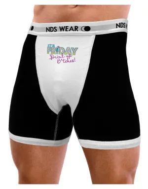 It's Friday - Drink Up Mens Boxer Brief Underwear