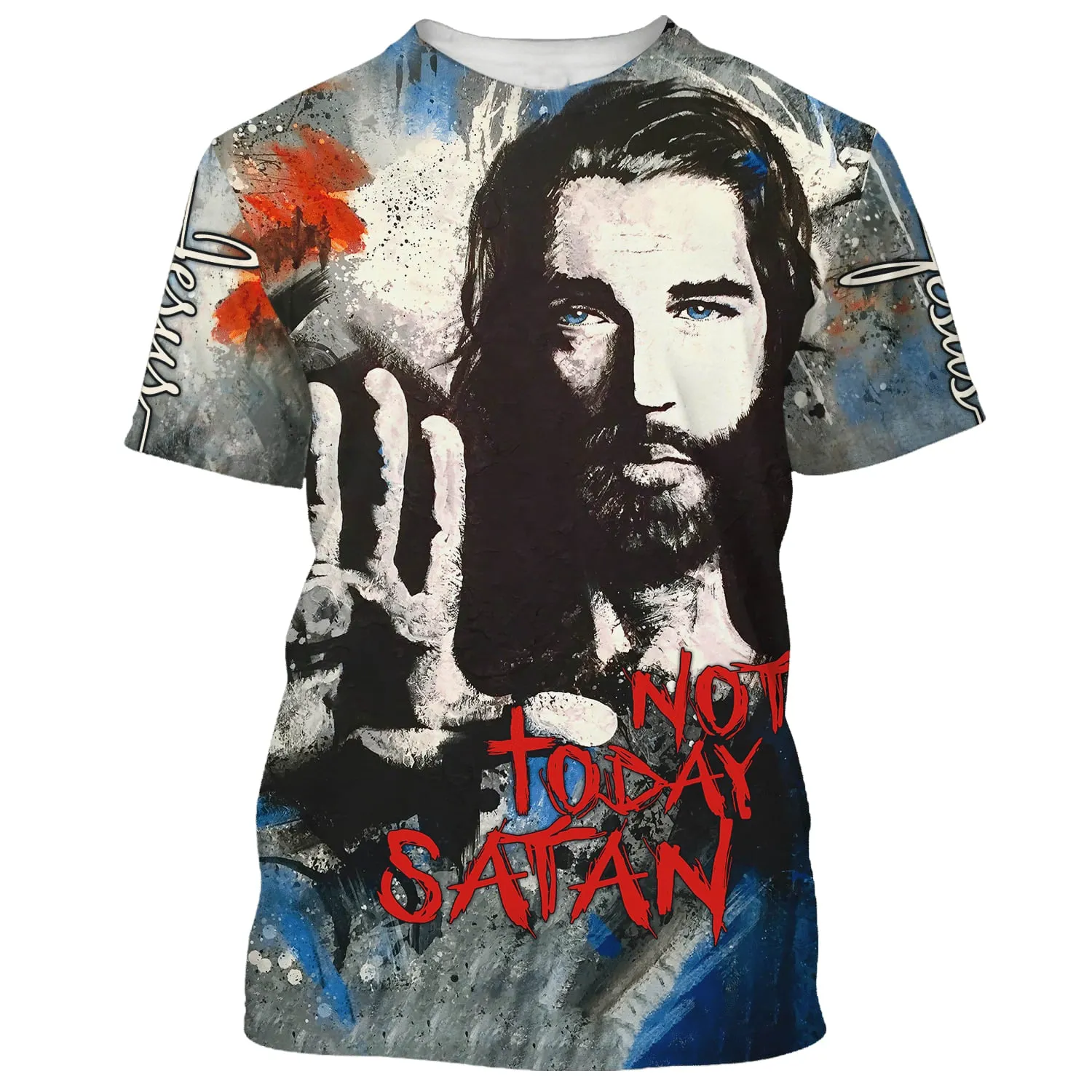 Jesus Not Today Satan 3D All Over Printed Shirt for Men and Women