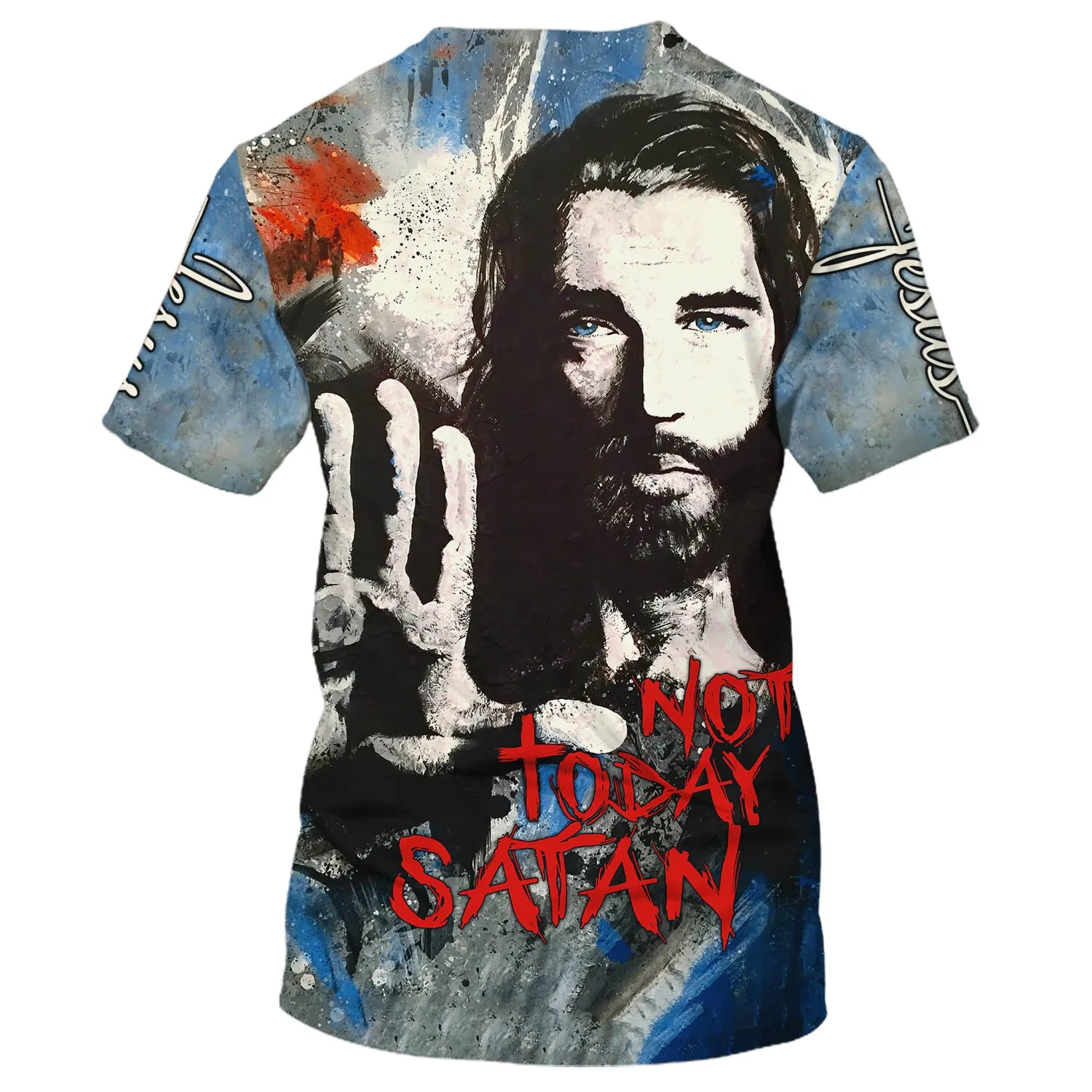 Jesus Not Today Satan 3D All Over Printed Shirt for Men and Women