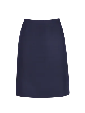 knee-length pencil skirt