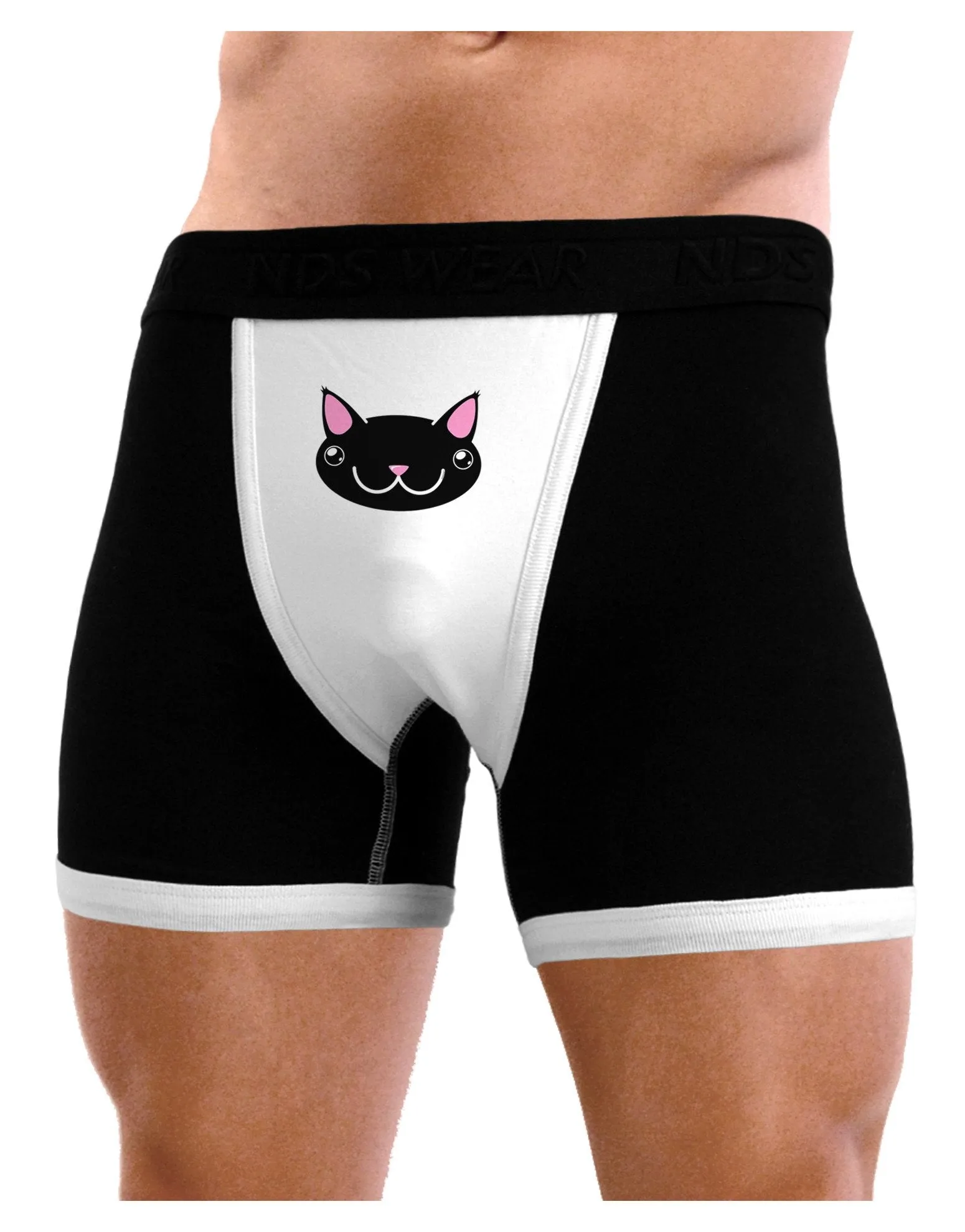 Kyu-T Head - Night Kawa the Cute Critter Mens Boxer Brief Underwear