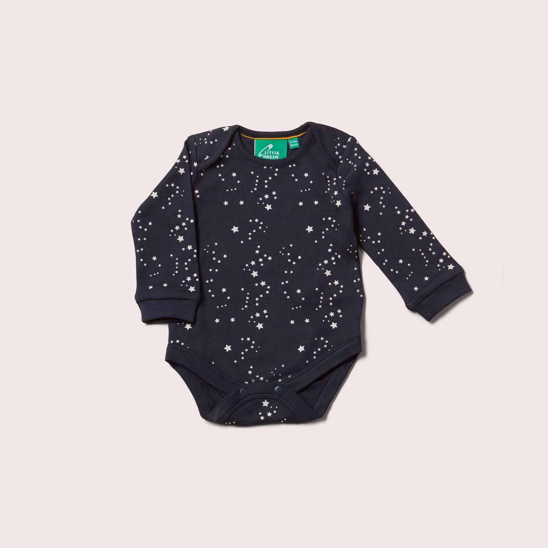 Little Green Radicals Starry Night 2-Pack Bodysuit Set (0-24mths)