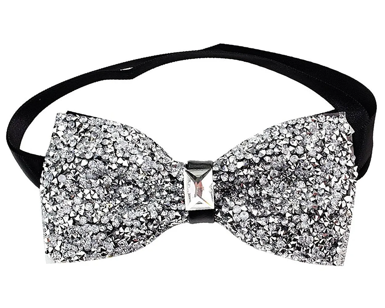 Luxurious Shinning Wedding Bow Tie for Men Set of 2