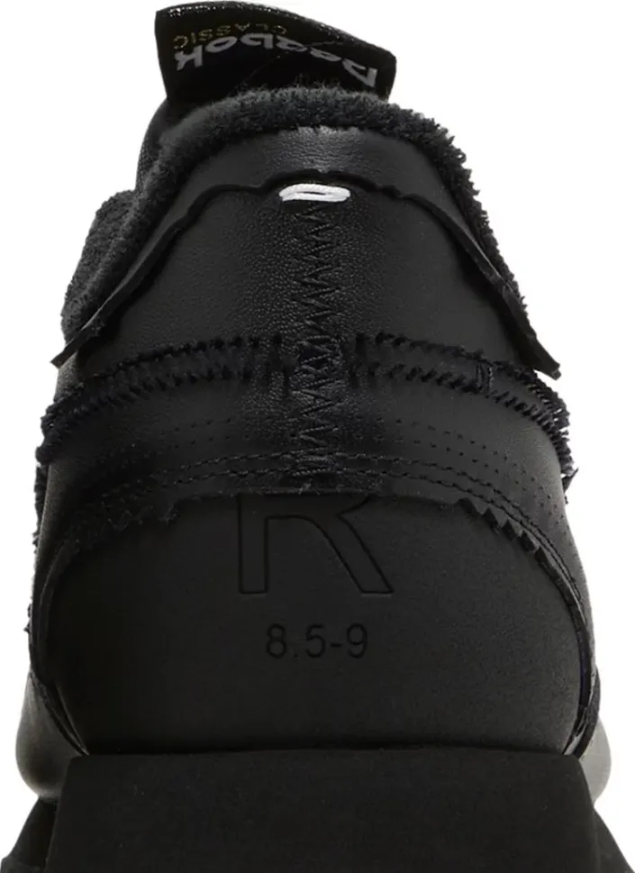 Maison margiela x classic leather 'memory of - black' Reebok sneakers, black