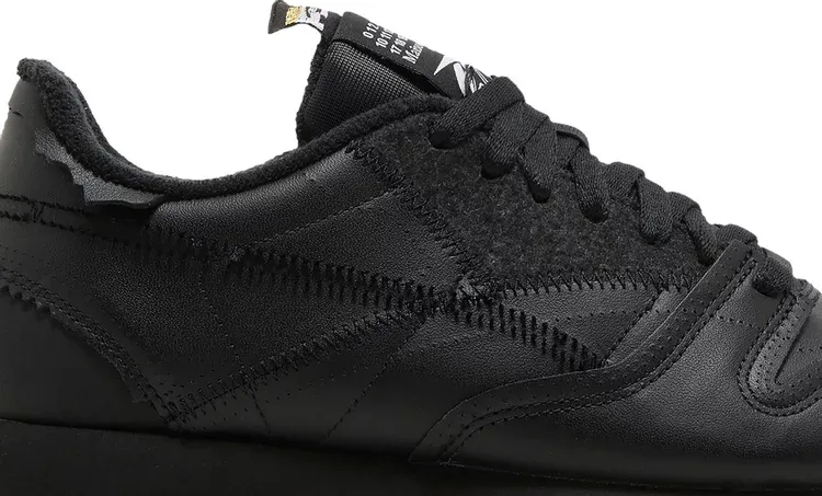 Maison margiela x classic leather 'memory of - black' Reebok sneakers, black