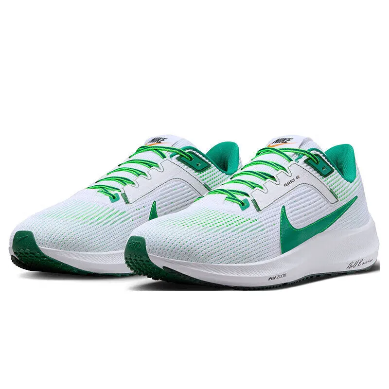 Men's Nike Pegasus air-cushion sneakers, white/green