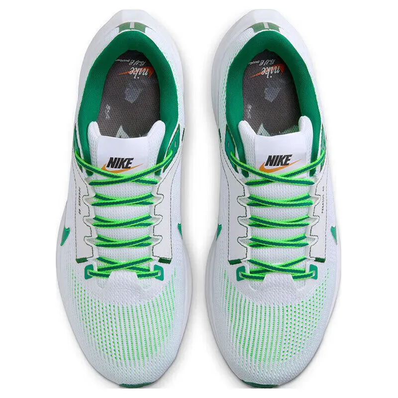 Men's Nike Pegasus air-cushion sneakers, white/green