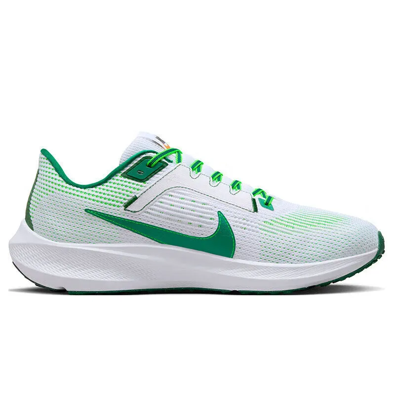 Men's Nike Pegasus air-cushion sneakers, white/green