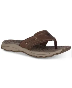 Men's outerbanks Sperry strappy sandals, brown