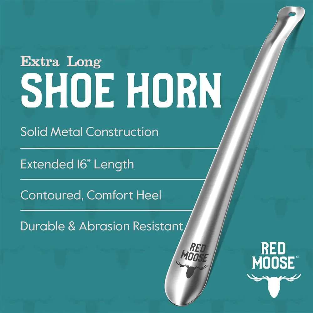 Metal Shoe Horn For Boots, Shoes, and Sneakers