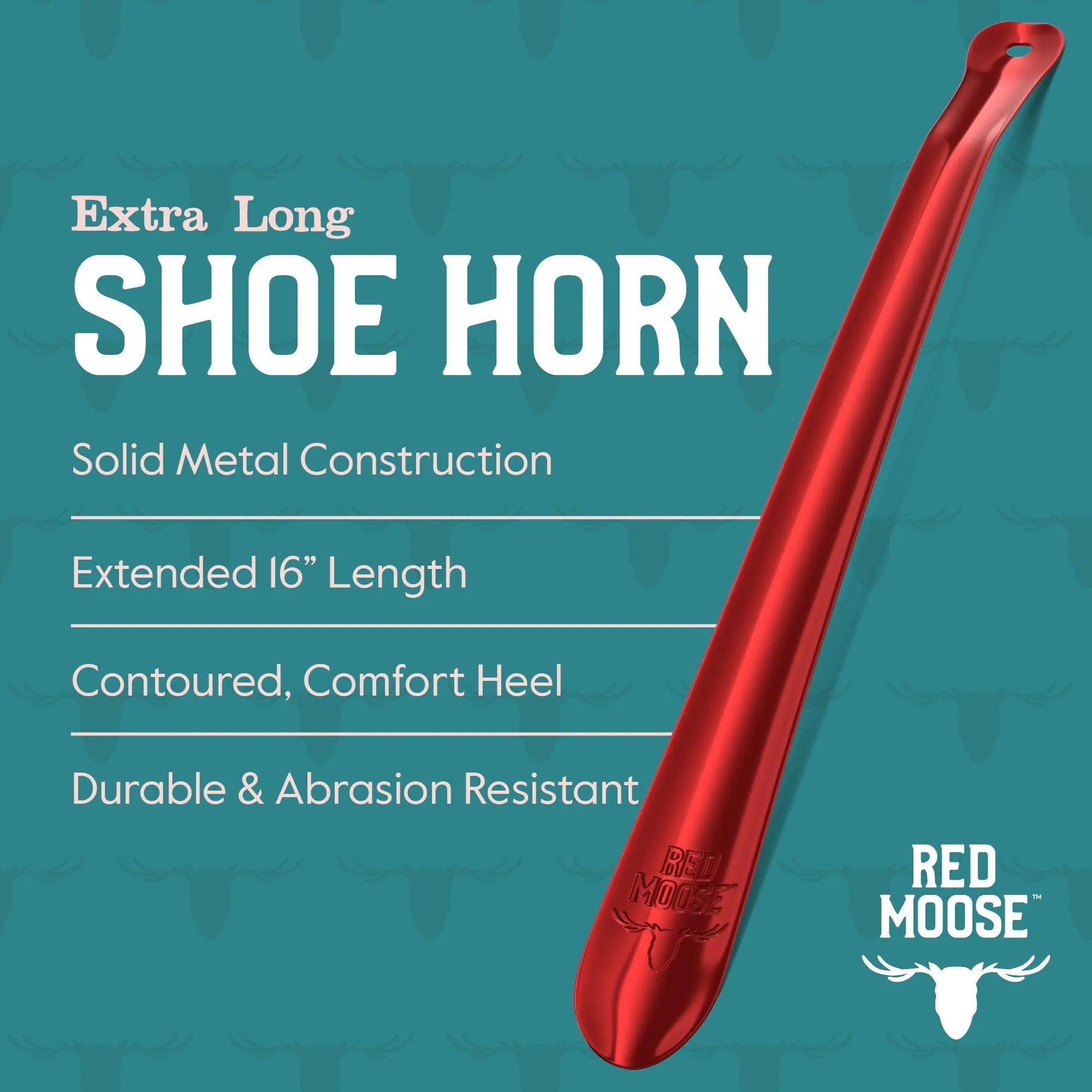 Metal Shoe Horn For Boots, Shoes, and Sneakers