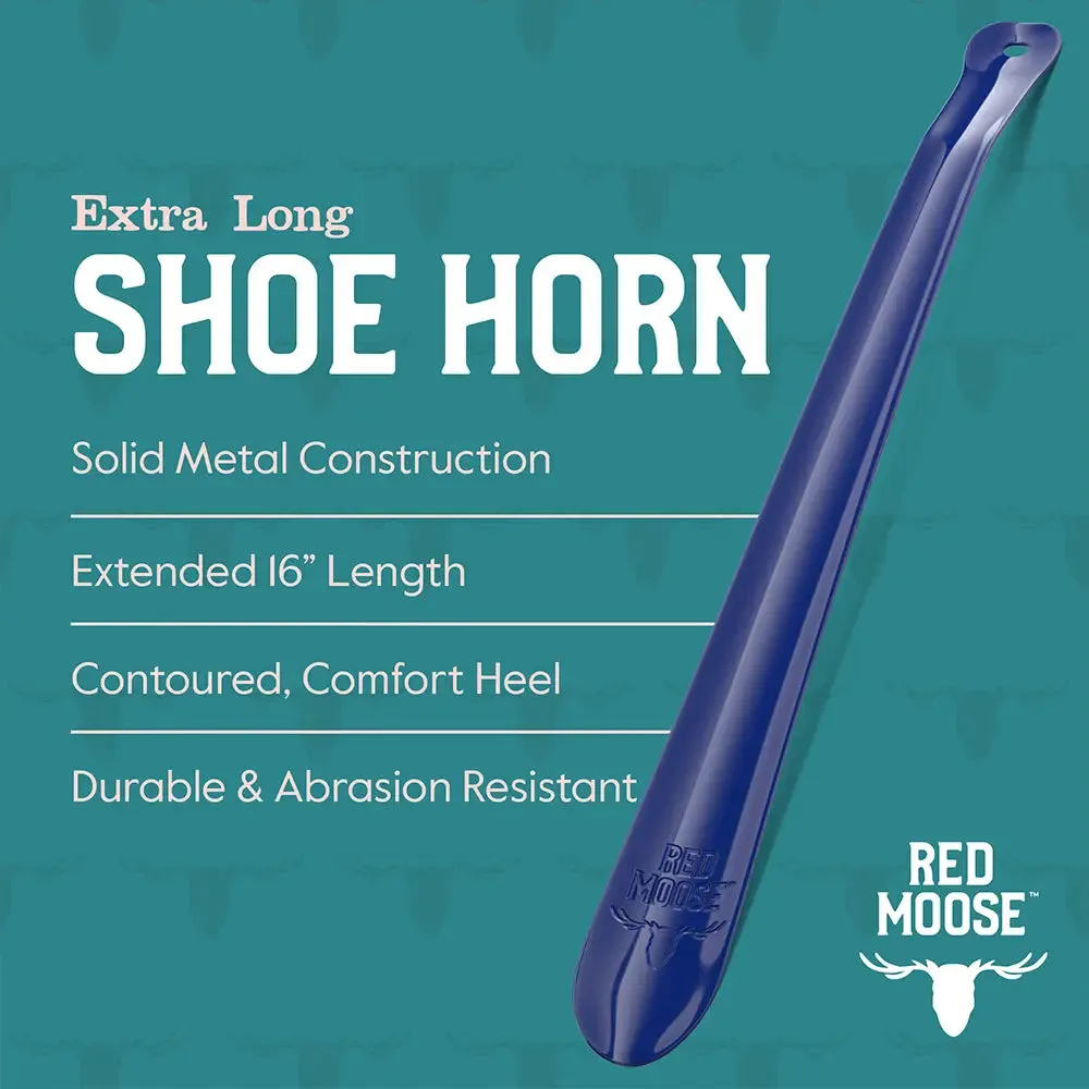 Metal Shoe Horn For Boots, Shoes, and Sneakers