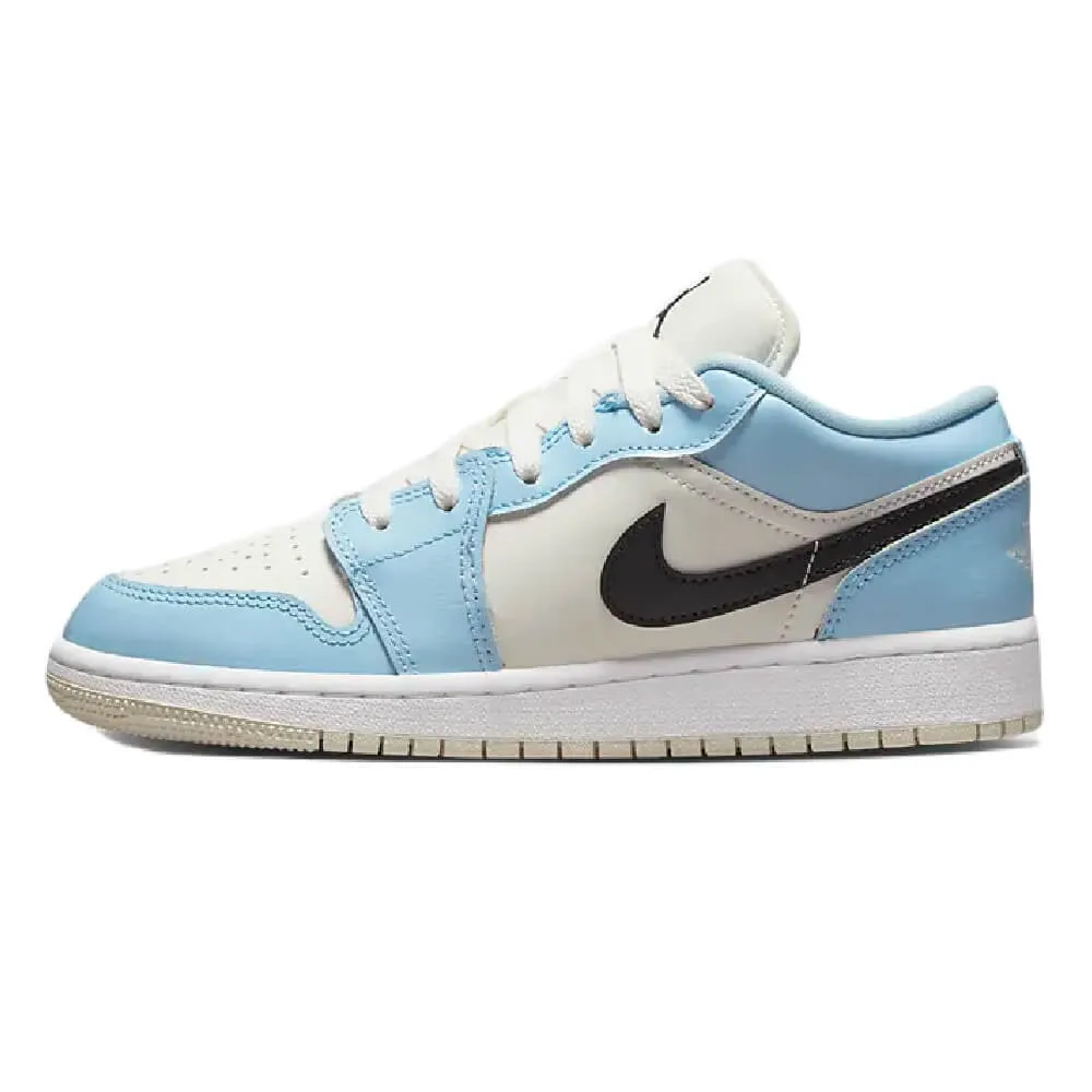 Nike Air Jordan 1 Low OG sneakers, black/blue/beige