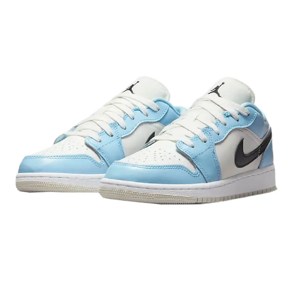 Nike Air Jordan 1 Low OG sneakers, black/blue/beige