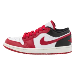 Nike Air Jordan Wmns Air 1 Low sneakers, white/red/black