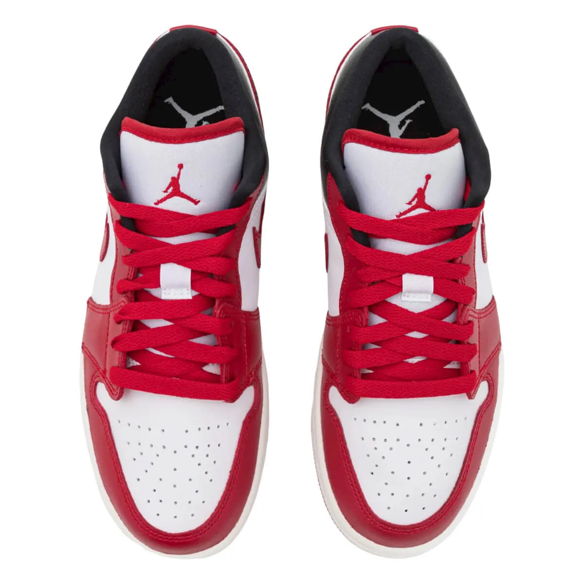 Nike Air Jordan Wmns Air 1 Low sneakers, white/red/black