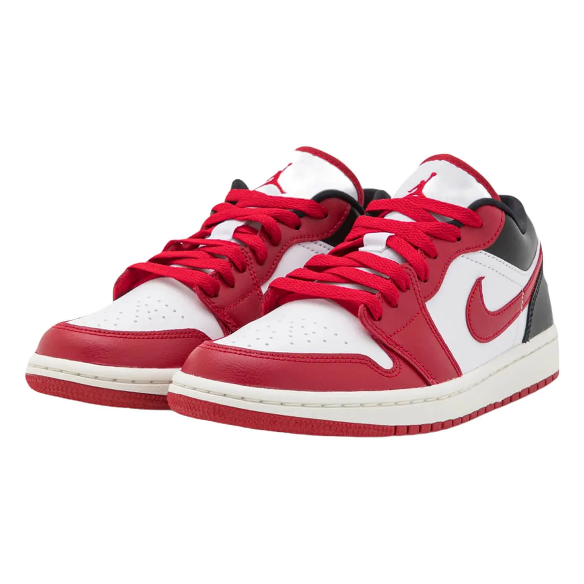 Nike Air Jordan Wmns Air 1 Low sneakers, white/red/black