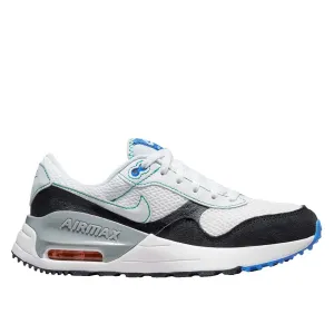 NIKE JUNIOR AIR MAX SYSTM WHITE SHOES