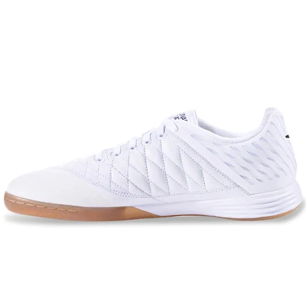 Nike Lunargato II Indoor Soccer Shoes (White/White-Gum Light Brown)