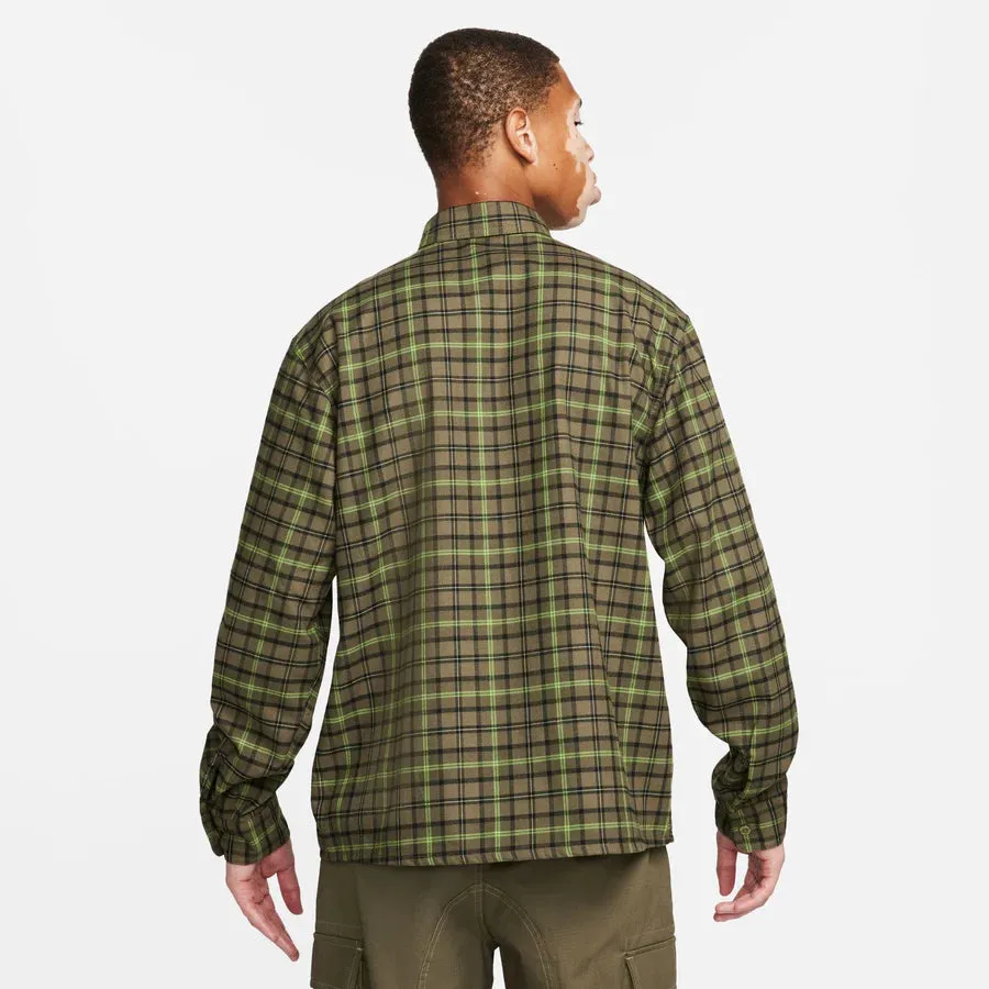 Nike SB Button-Up Shirt - MEDIUM OLIVE/CARGO KHAKI