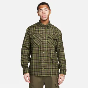 Nike SB Button-Up Shirt - MEDIUM OLIVE/CARGO KHAKI