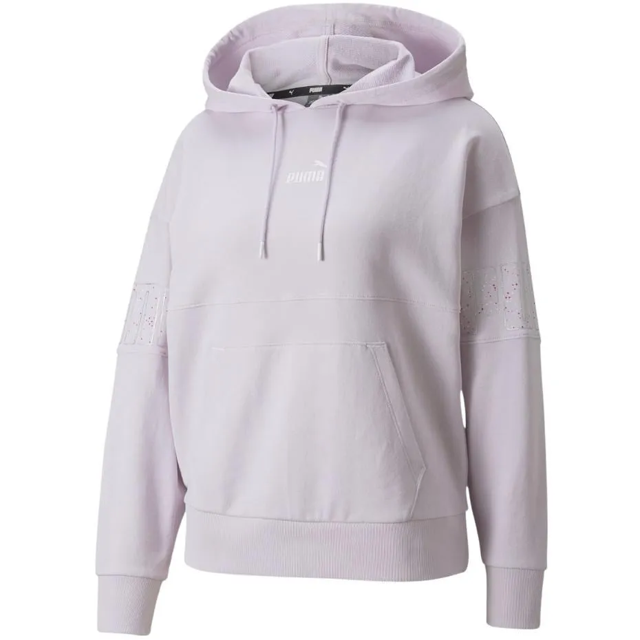 Puma Power Colorblock Stardust Hoo Women's Sweatshirt Purple 848828 73